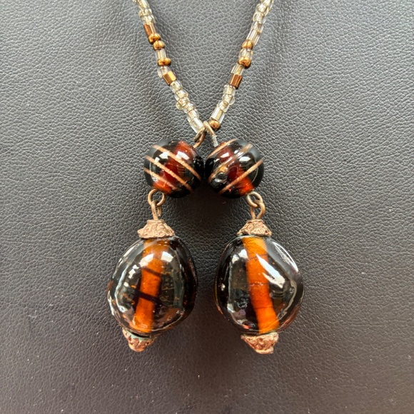 Duo of Beaded Rope Necklaces - Picture 2 of 3